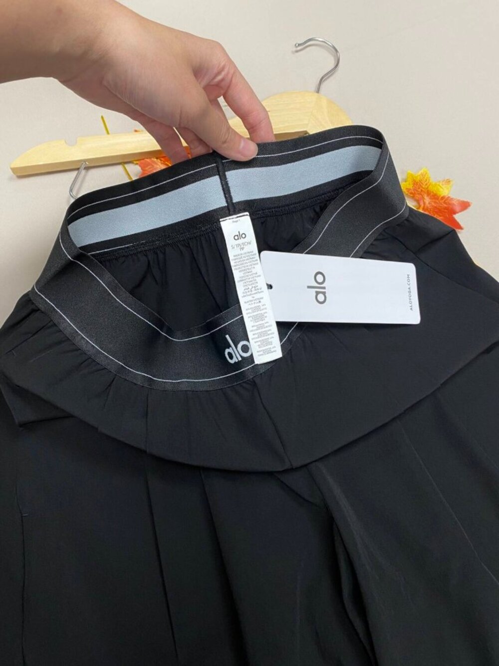 ALO Yoga Suit Up Trouser Black Wide Leg Pants ,NWT,30" Inseam,Bestseller🤗🛍 - Picture 4 of 8